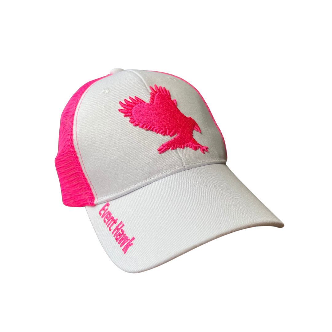 Pink Trucker Event Hawk Hat - Adjustable Strap